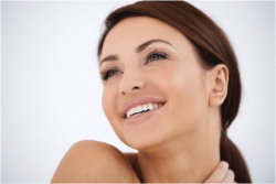 A woman with anti-ageing treatment in Inverness