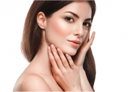 Woman's skin after anti-ageing treatment in Inverness