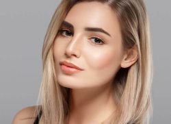 Woman's skin after anti-ageing treatment in Inverness