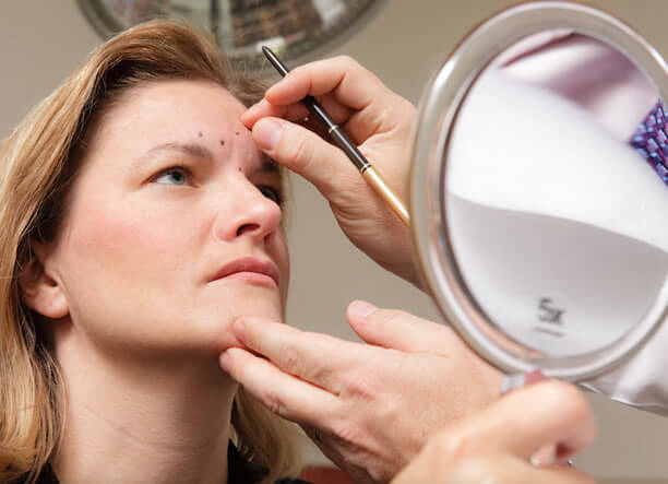 Woman getting anti-ageing treatment injections in Inverness at Emma J Aesthetics