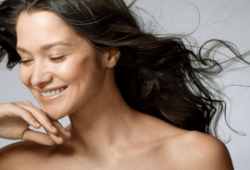 Woman after anti-ageing treatment in Inverness