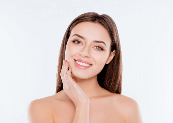 A woman thinking of anti-ageing treatment in Inverness