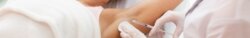 Woman having Botox injection in armpit at Emma J Aesthetics for Hyperhidrosis treatment